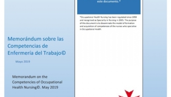 Memorandum on the competences of Occupational Health Nursing - Spain
